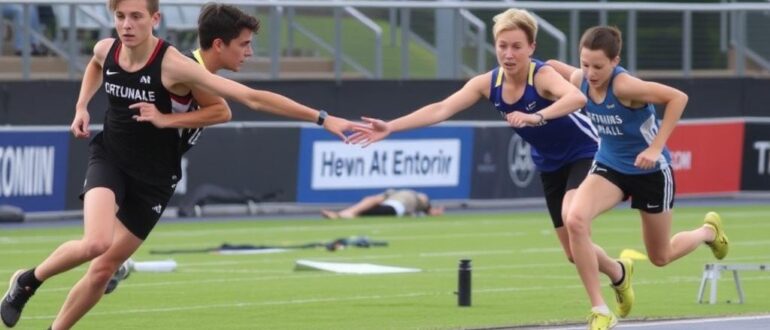 Эстафета 4×100 м: синхронизация и передача — как команда превращает бег в точный механизм