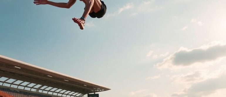 Приземление в прыжках в длину: безопасность и результат.