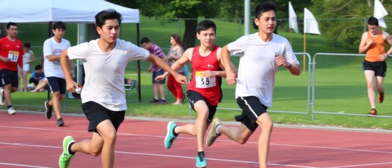 Эстафетный бег: координация и передача палочки — искусство точной синхронности между участниками